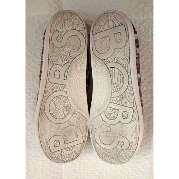 Bobs by Skechers Women's Beach Bingo Dogs Slip On Sneaker Pink Taupe - 11 Wide - Picture 7 of 9